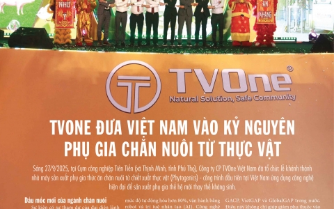 TVOne Trên Tạp Chí Người Chăn Nuôi: Bước Tiến Cho Chăn Nuôi Xanh Bền Vững